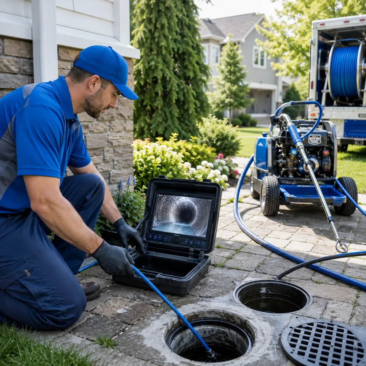 Outdoor drain cleaning professionals serving Baroda, MI