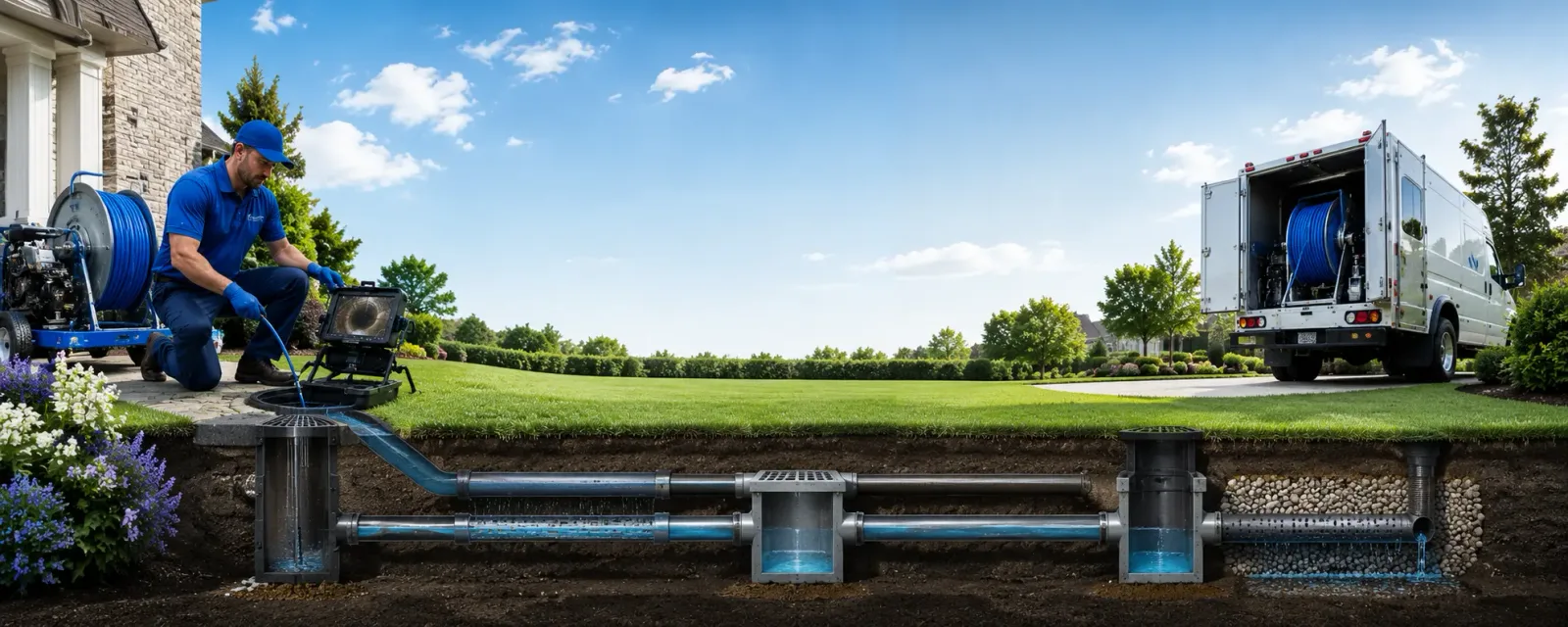 Outdoor drain cleaning information for Baroda, MI