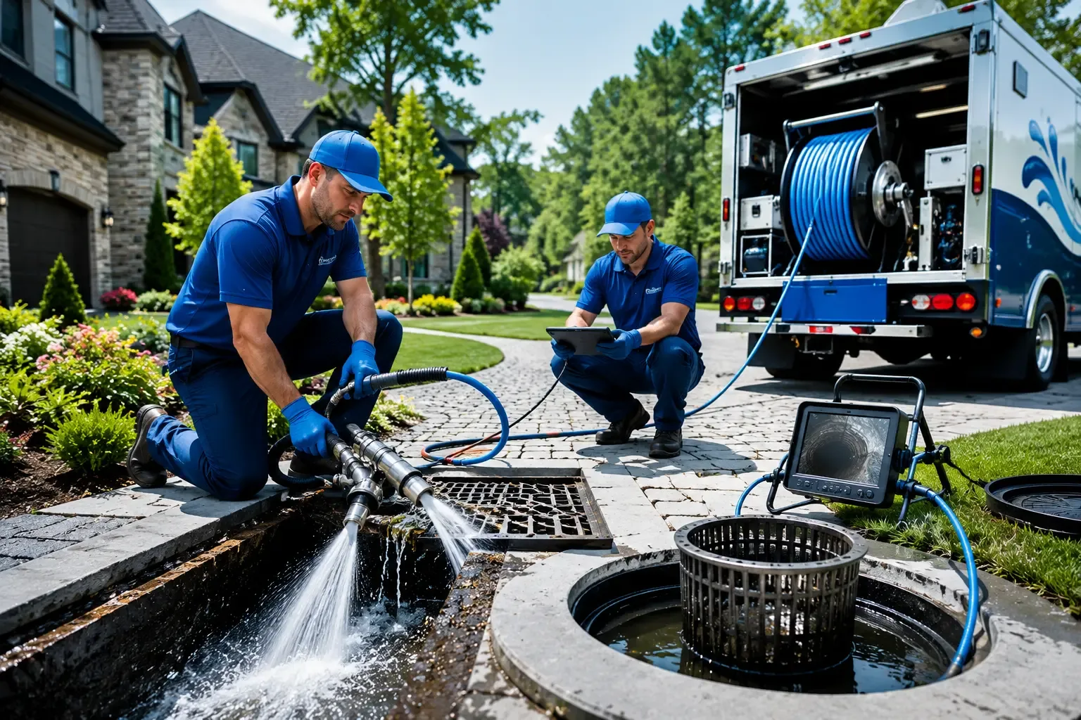 Local outdoor drain cleaning professionals in Baroda, MI