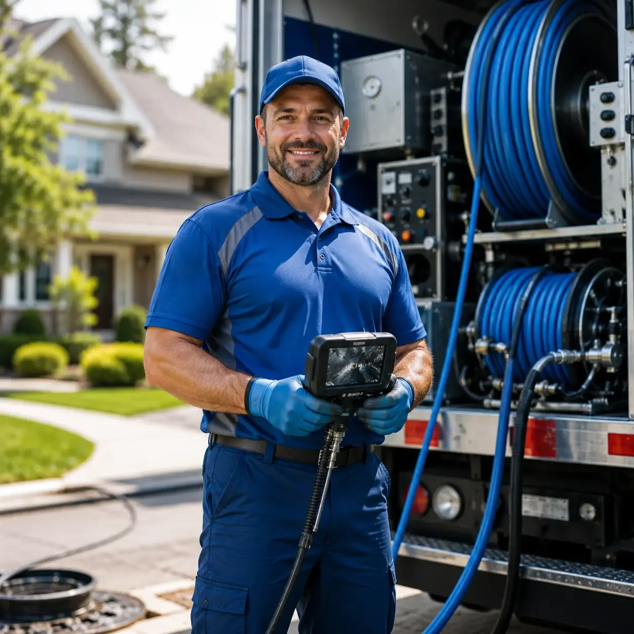 Local outdoor drain cleaning specialists in Baroda, MI